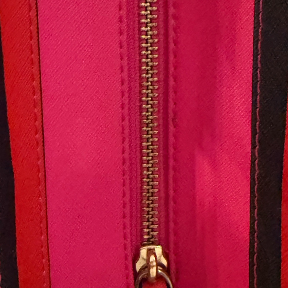 Kate Spade Multicolor Striped Tote and Matching Wallet EUC - Picture 15 of 15